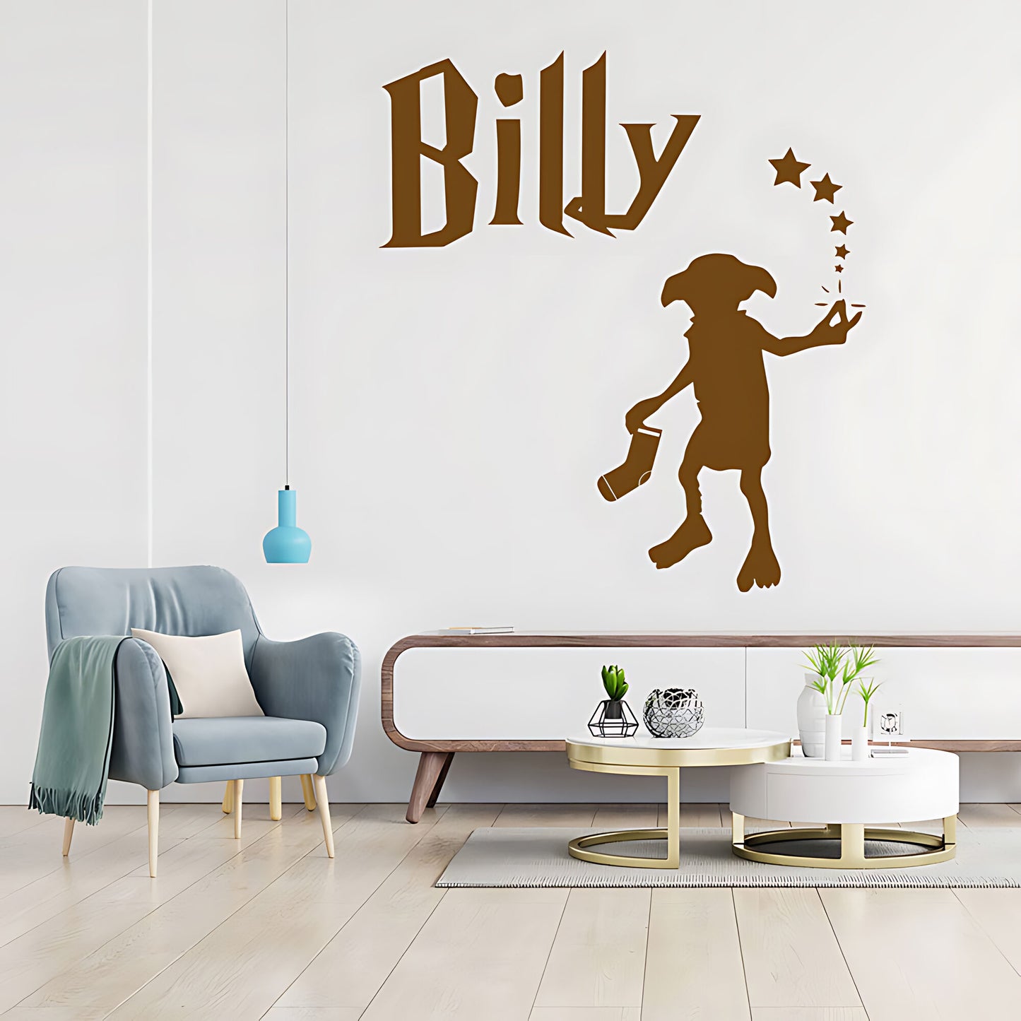 Personalised Harry Potter Wall Sticker Dobby Vinyl Art Decal Quote