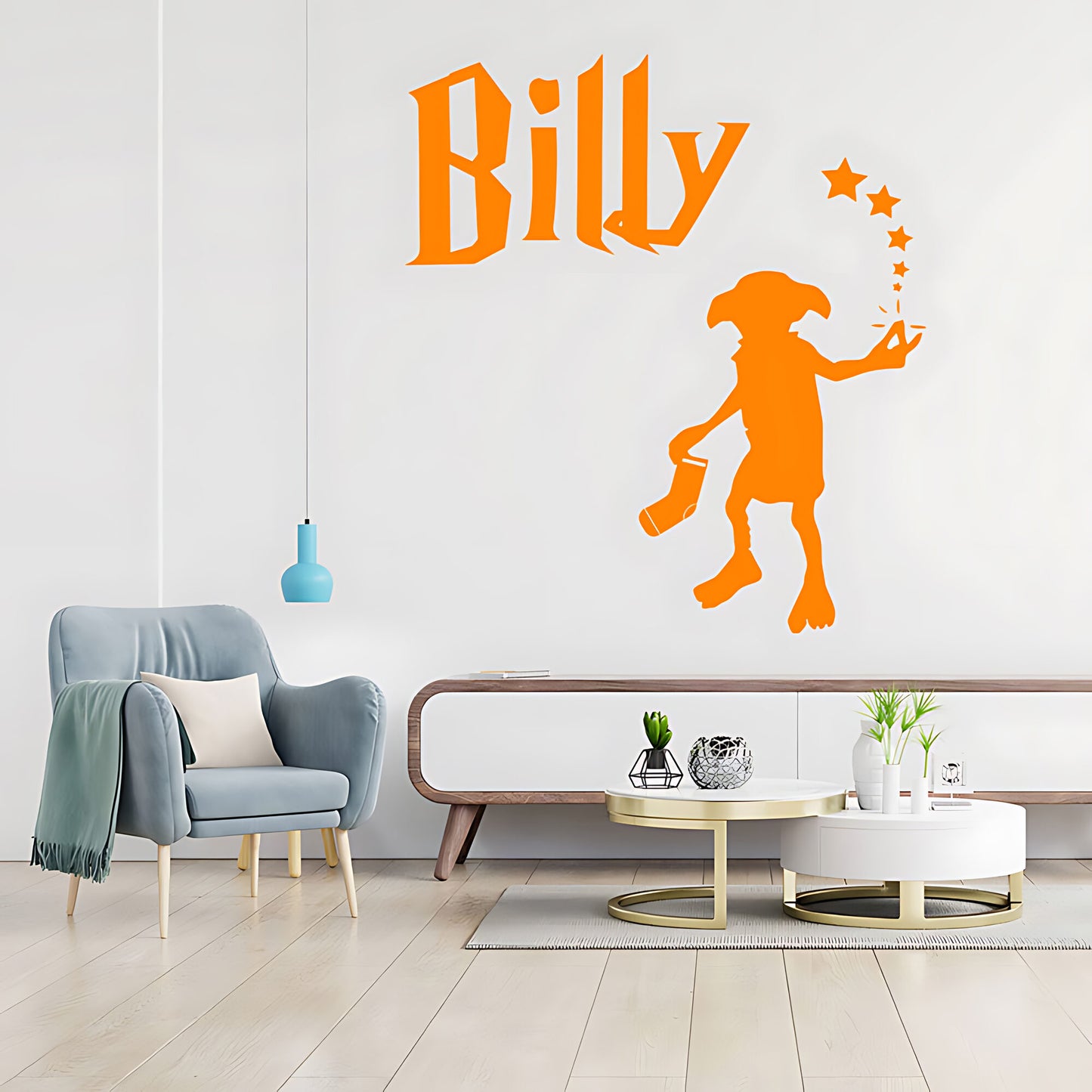 Personalised Harry Potter Wall Sticker Dobby Vinyl Art Decal Quote