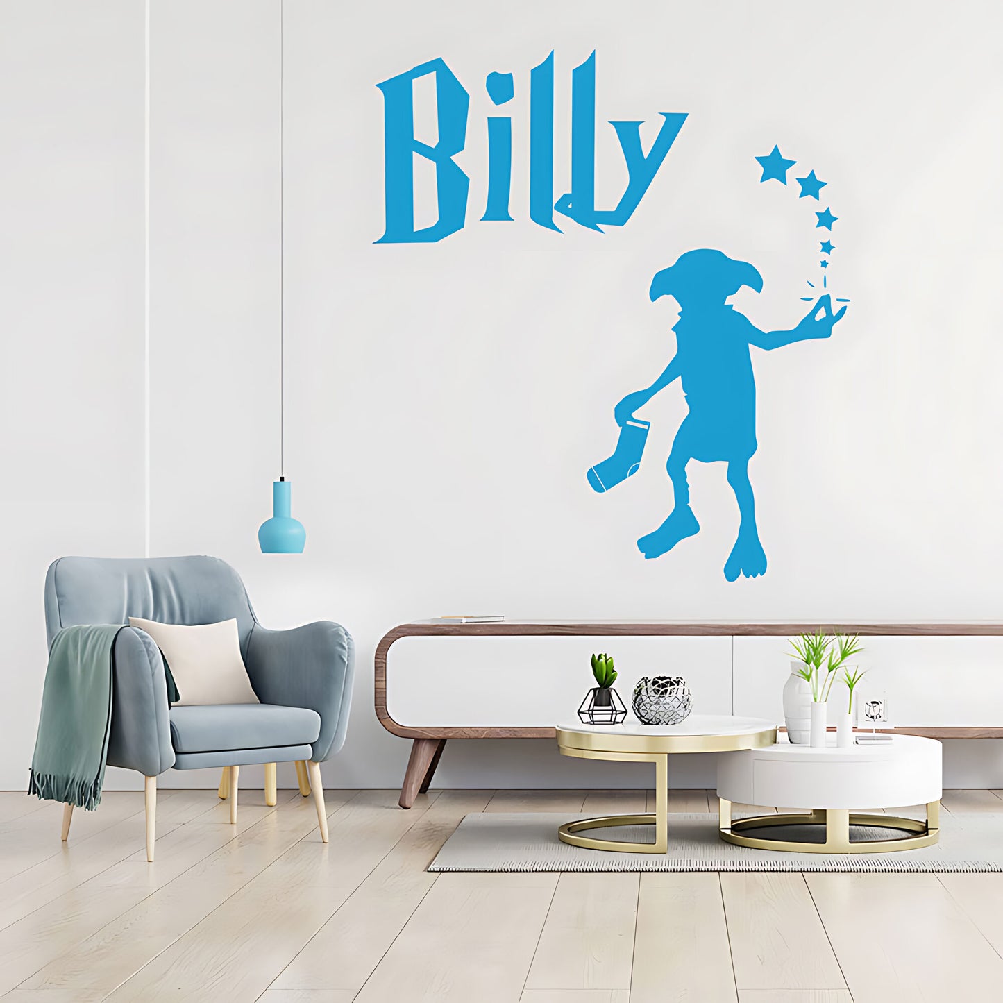 Personalised Harry Potter Wall Sticker Dobby Vinyl Art Decal Quote