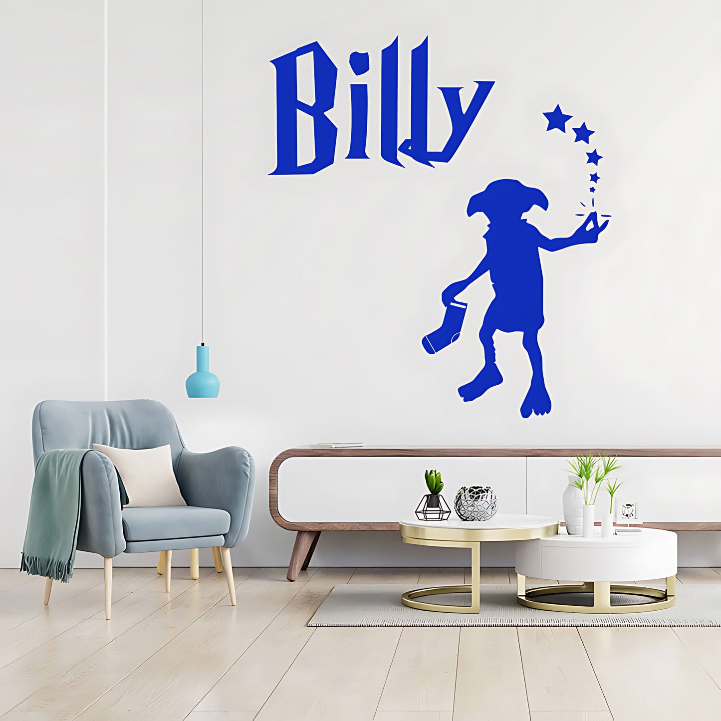 Personalised Harry Potter Wall Sticker Dobby Vinyl Art Decal Quote