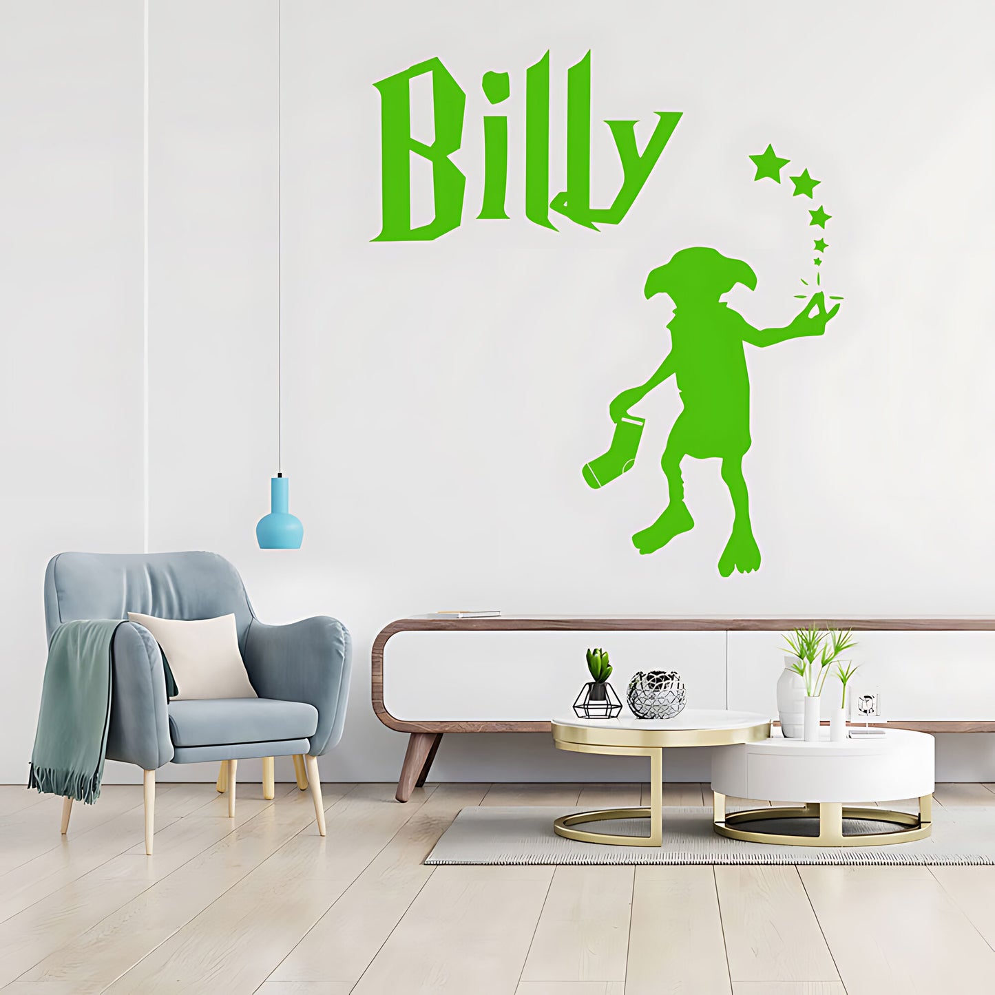 Personalised Harry Potter Wall Sticker Dobby Vinyl Art Decal Quote