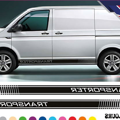 VW Transporter Graphics Side Stripes Decal Design Camper Van TS1