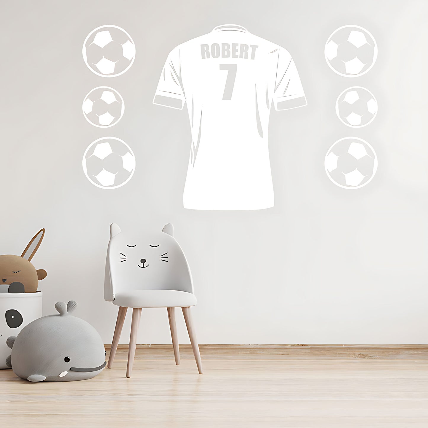 Custom Football Shirt Wall Sticker