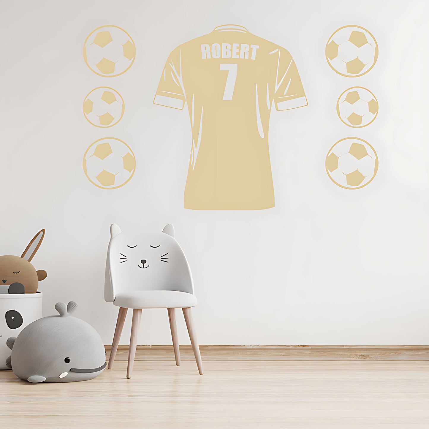 Custom Football Shirt Wall Sticker