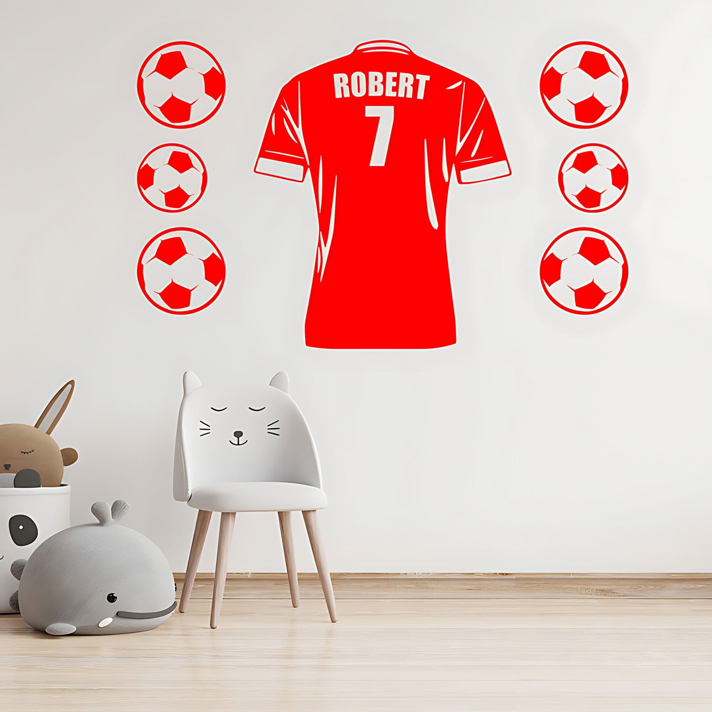 Custom Football Shirt Wall Sticker