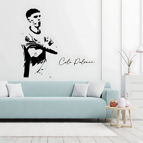 Cole Palmer Wall Sticker ‚Äì Football Player Bedroom Vinyl Decal