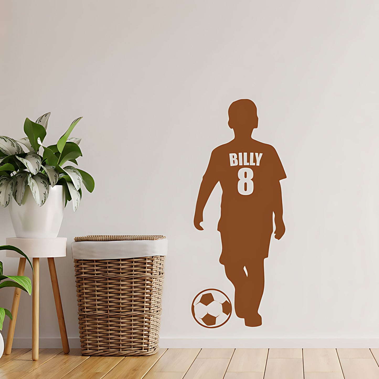 Boys Football Name Wall Sticker