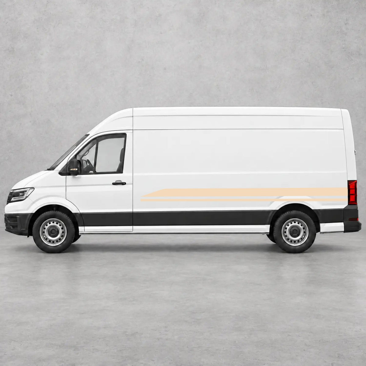 VW Crafter Minimal Twin Lower Side Stripes in Beige