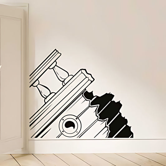 Underwater Shipwreck Nursery Wall Sticker