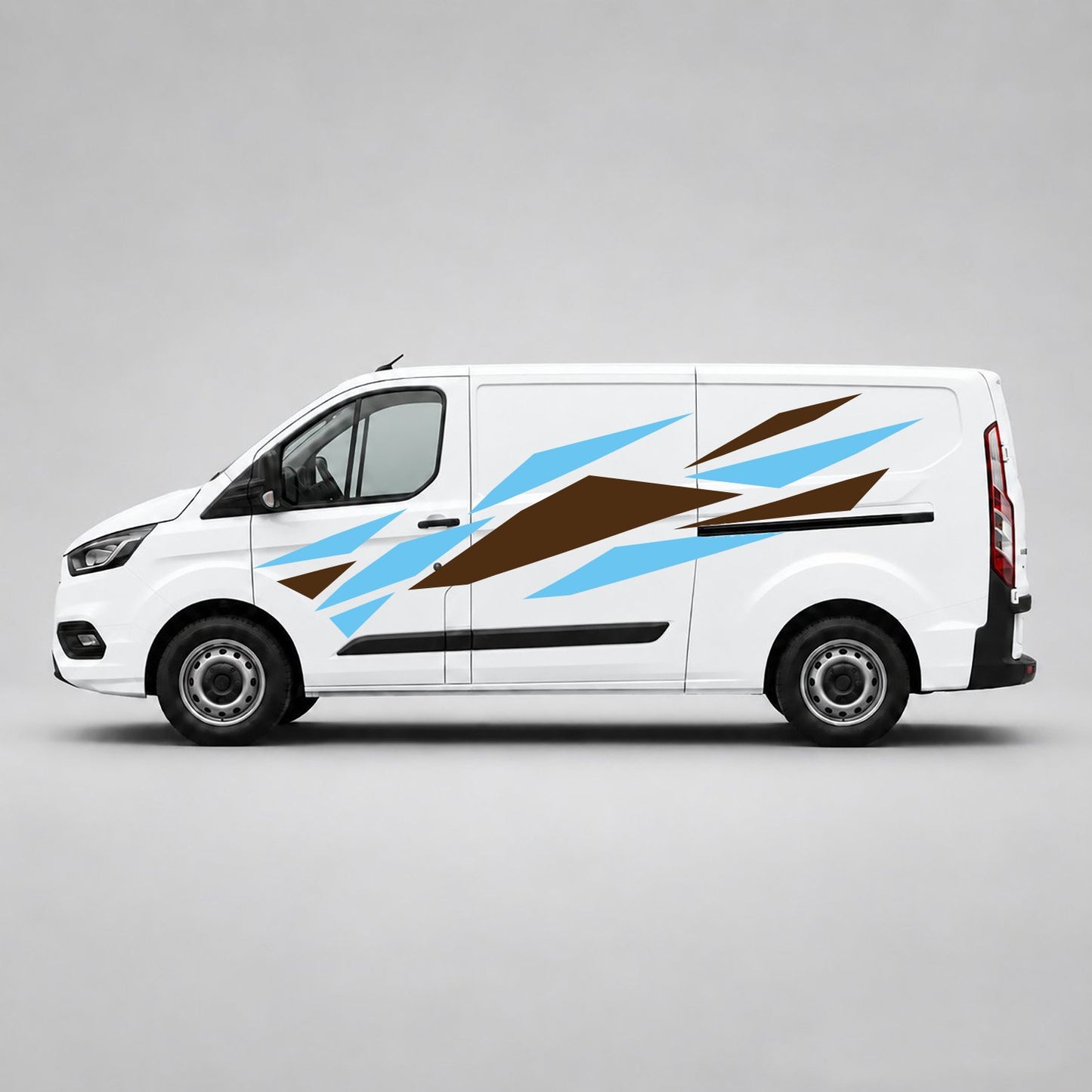 Brown & Light Blue