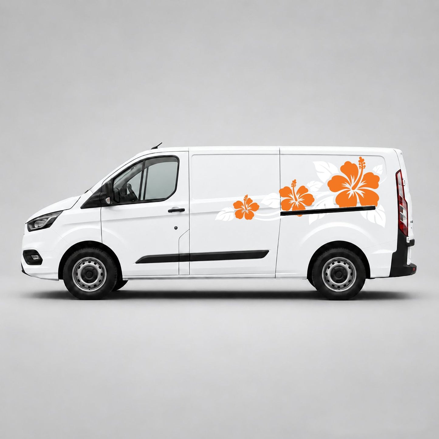 White & Orange
