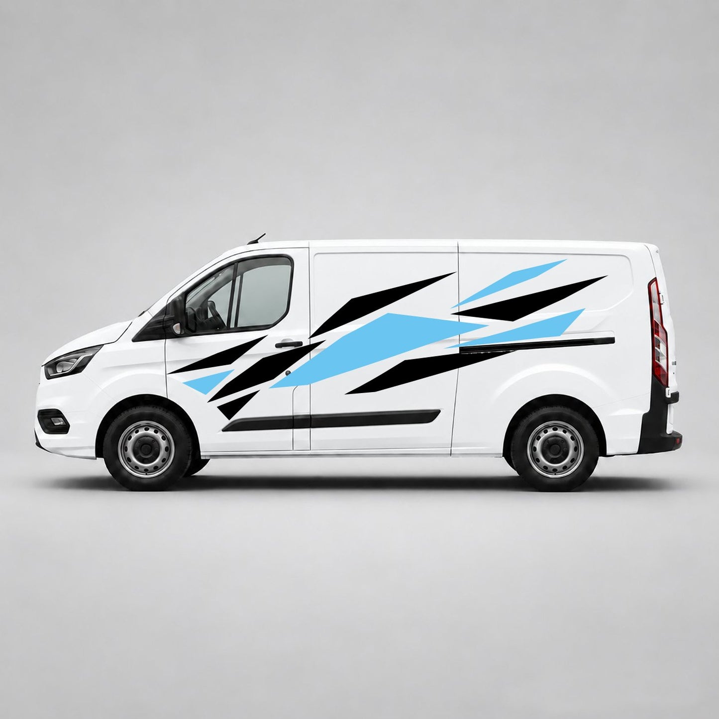 Light Blue & Black