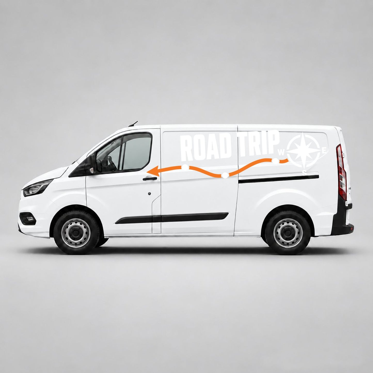 White & Orange