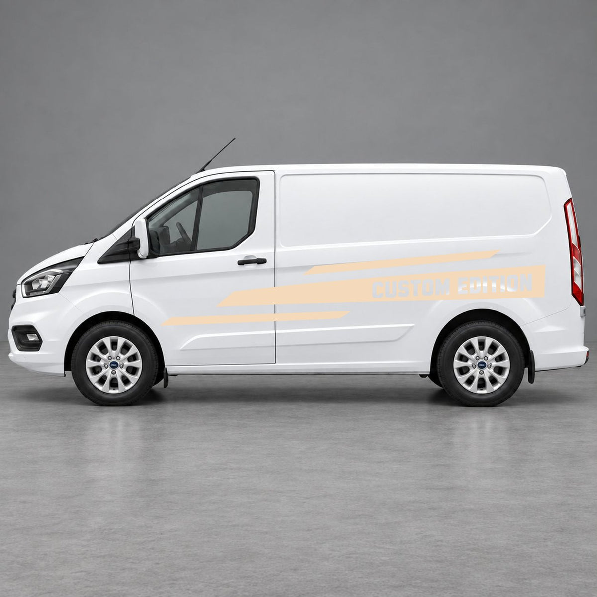Ford Transit Custom Custom Edition Speed Side Stripes in Beige