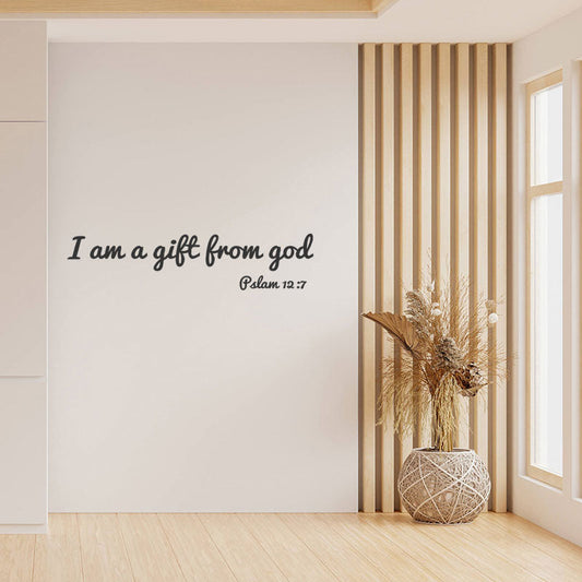 i am a gift from god bible decals wall sticker