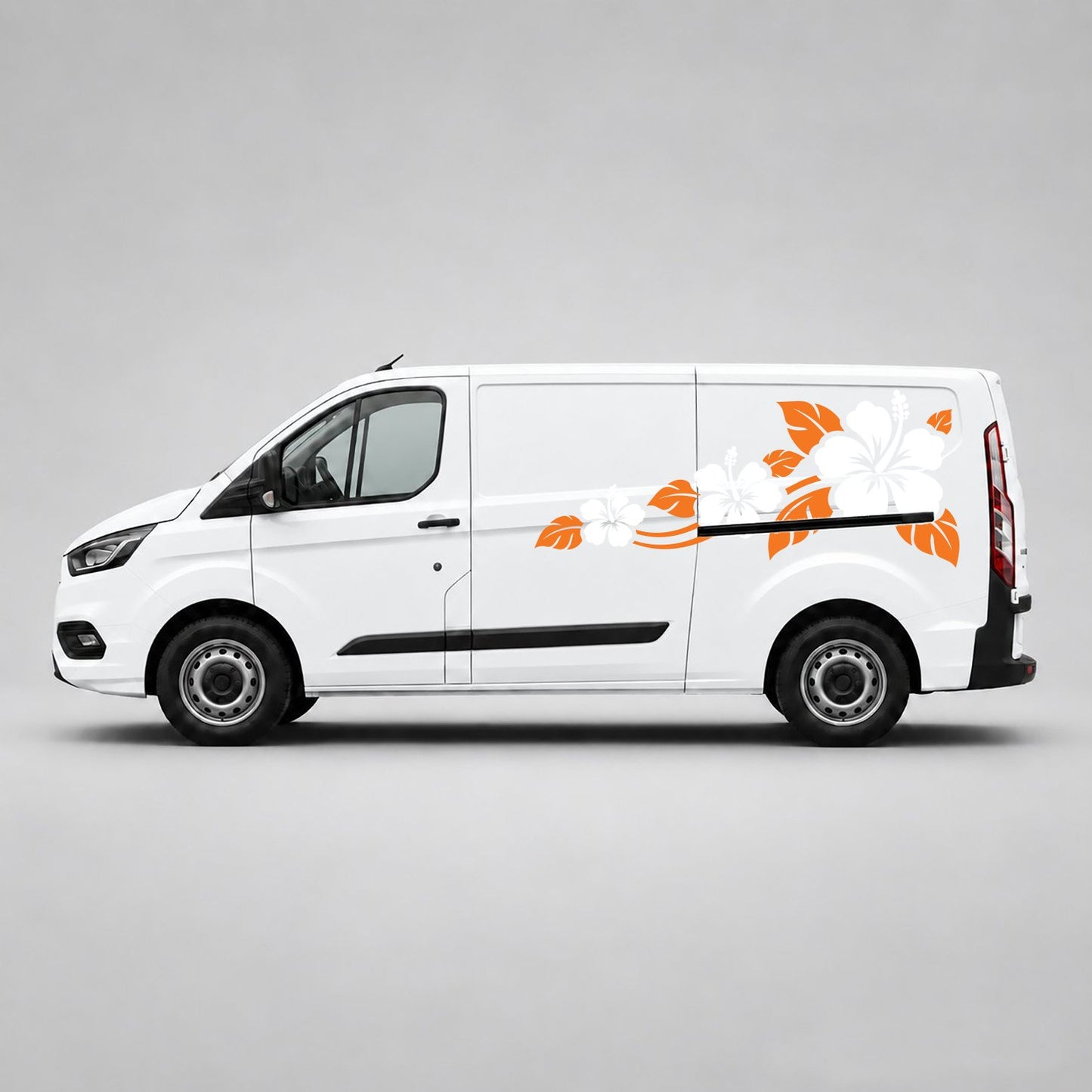 Orange & White