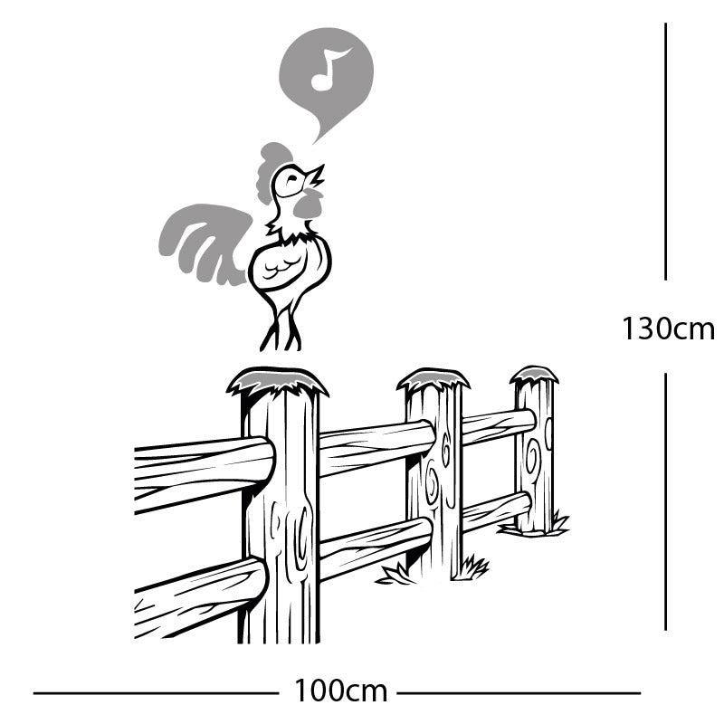 cockrell farmyard wall sticker