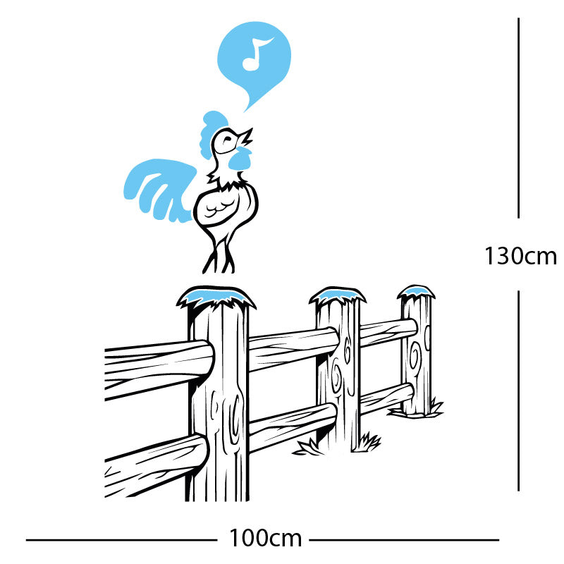 cockrell farmyard wall sticker