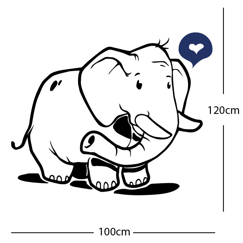 elephant wall sticker