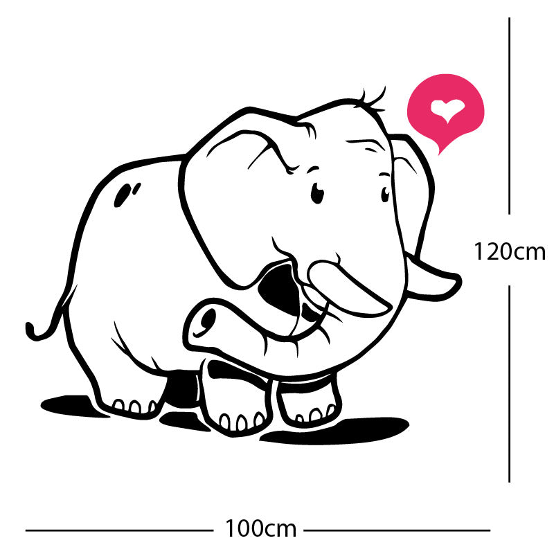 elephant wall sticker