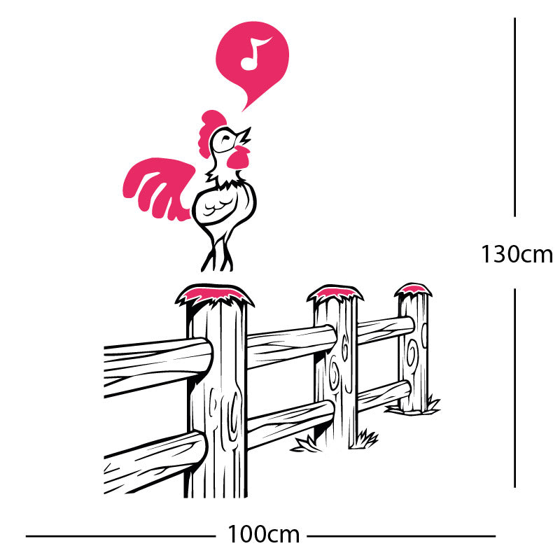 cockrell farmyard wall sticker