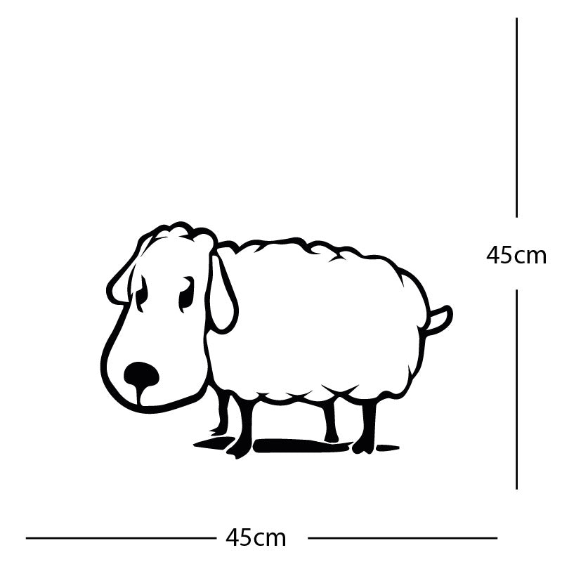 sheep wall sticker