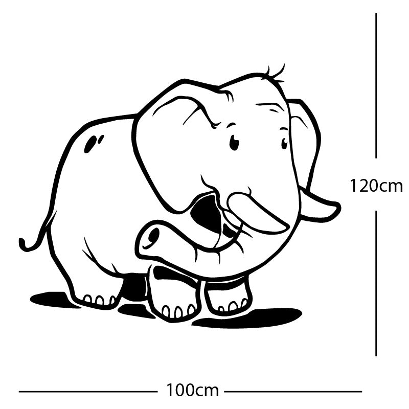 elephant wall sticker