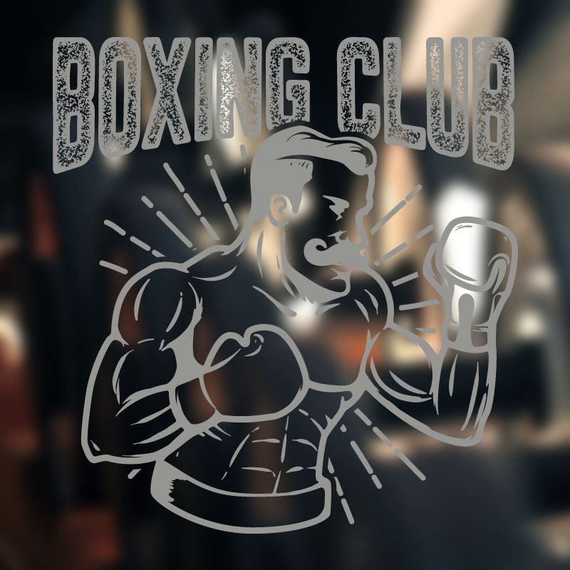 Boxing Champion Wall Sticker Gym Club Fitness Sports Decal