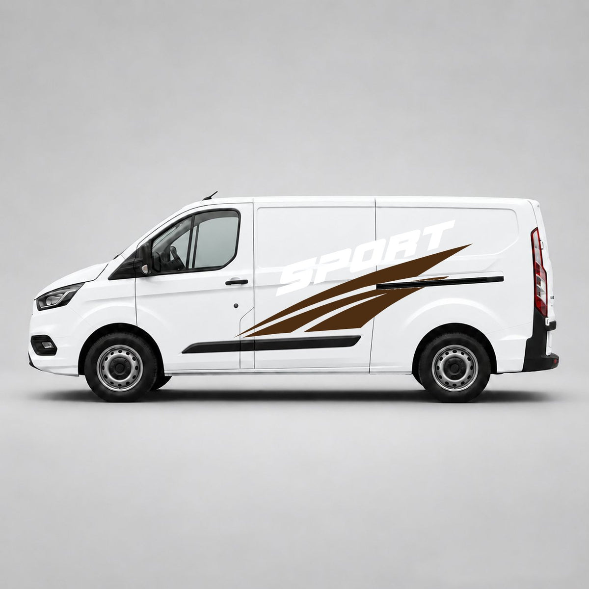 Brown & White