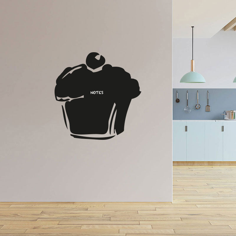 Chalkboard Kitchen Wall Sticker - Muffin & Cake Design