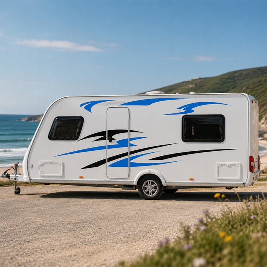 Multi Piece Caravan Side Graphics Kit – Caravan Vinyl Decals