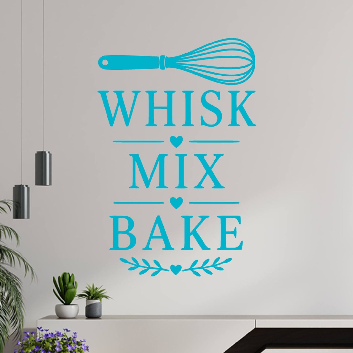 Whisk Mix Bake Wall Sticker – Baking Kitchen Decal