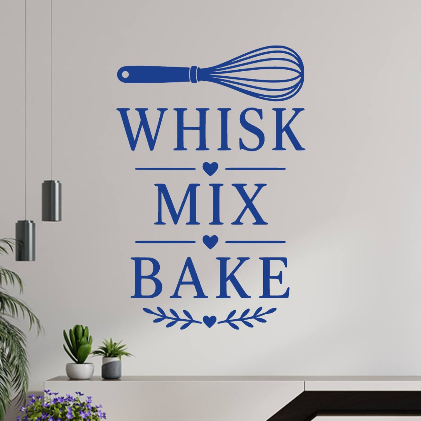 Whisk Mix Bake Wall Sticker – Baking Kitchen Decal