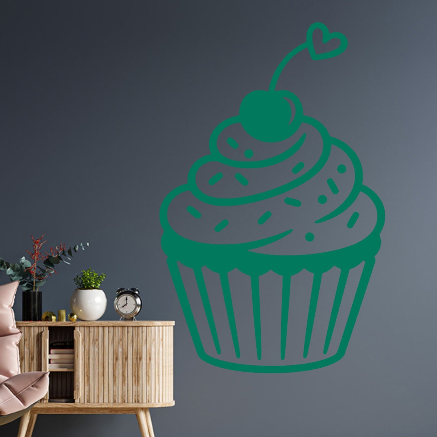 Cupcake Wall Sticker – Baking Kitchen Decal