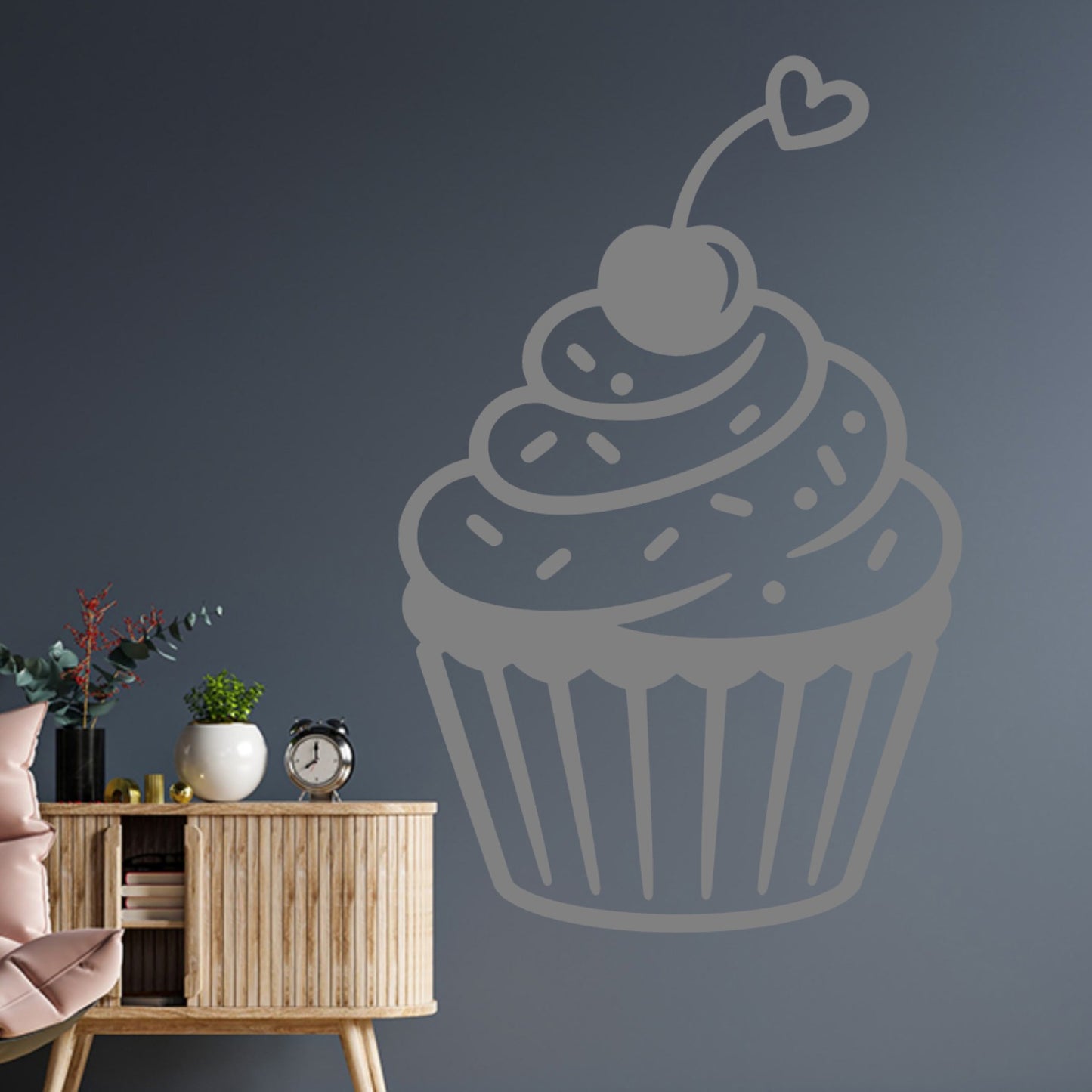 Cupcake Wall Sticker – Baking Kitchen Decal