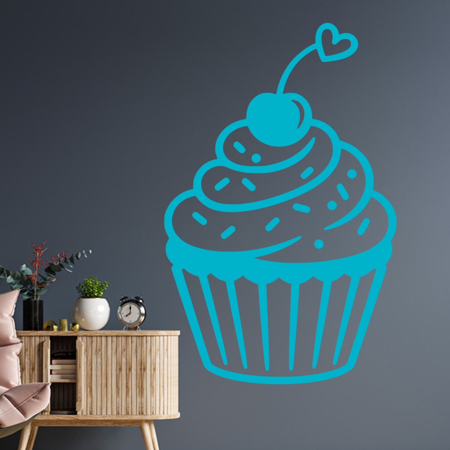Cupcake Wall Sticker – Baking Kitchen Decal