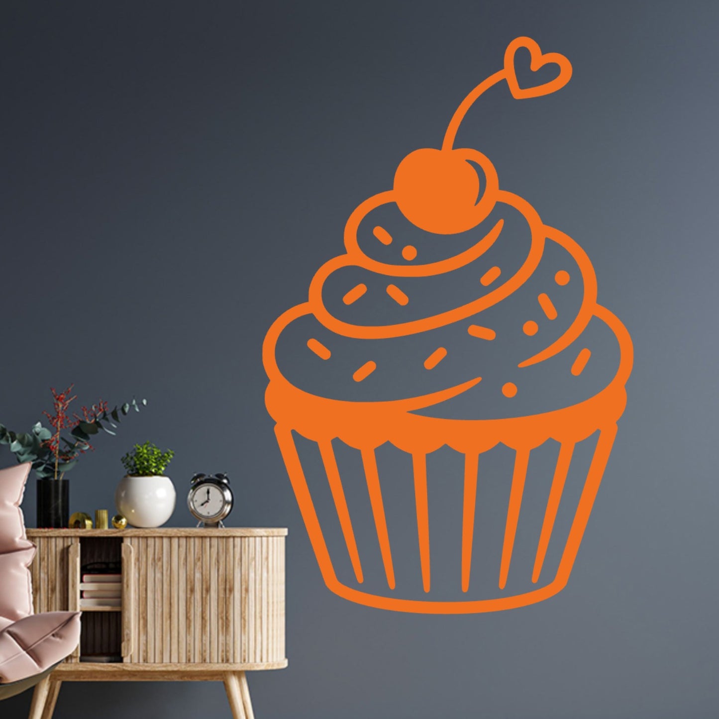 Cupcake Wall Sticker – Baking Kitchen Decal