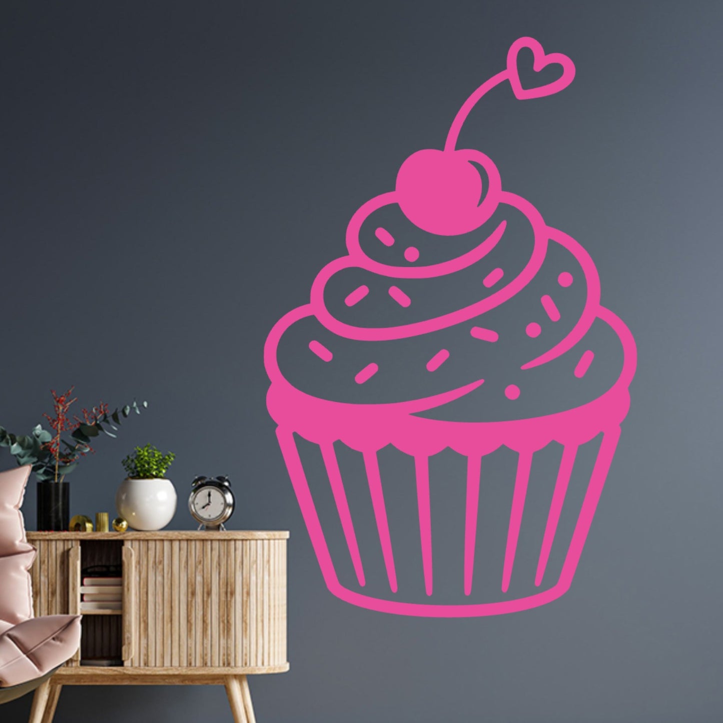 Cupcake Wall Sticker – Baking Kitchen Decal