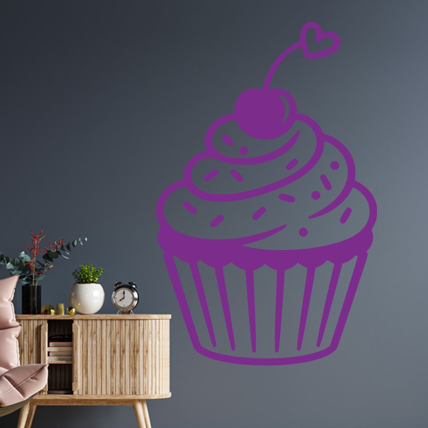 Cupcake Wall Sticker – Baking Kitchen Decal