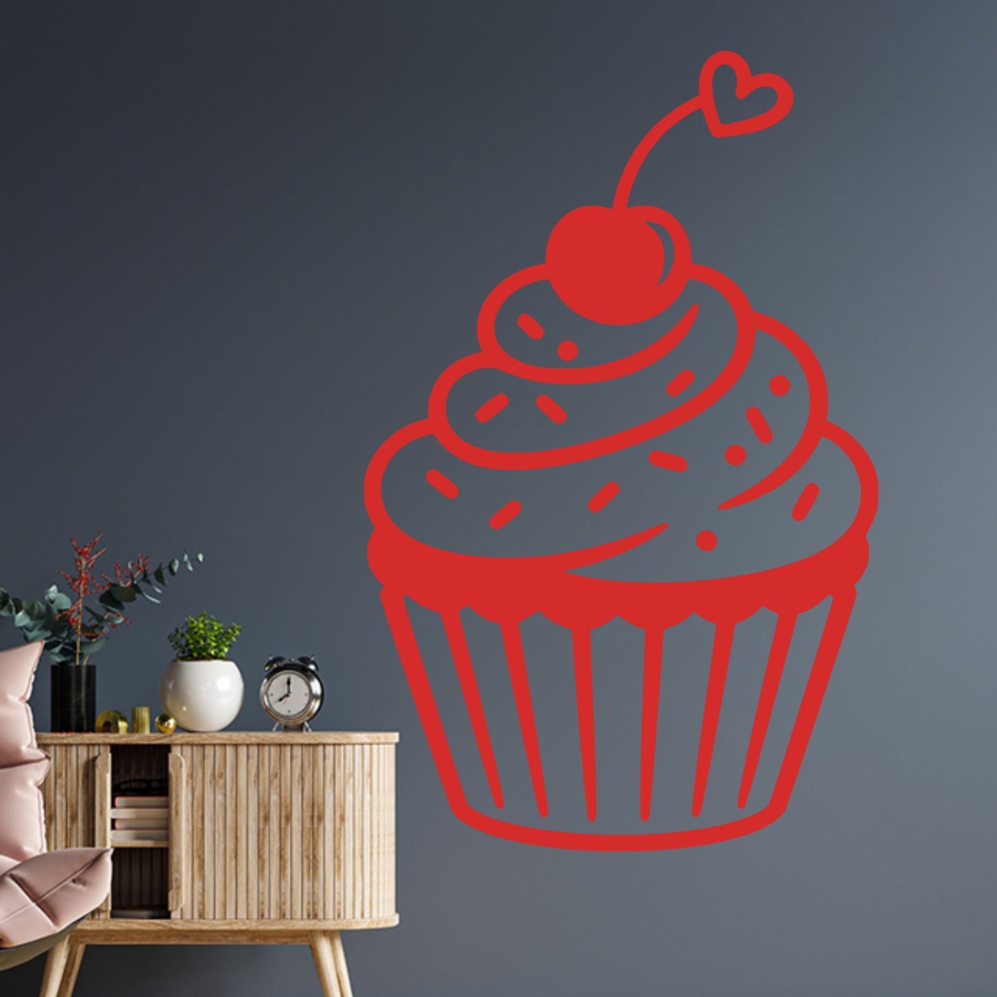 Cupcake Wall Sticker – Baking Kitchen Decal