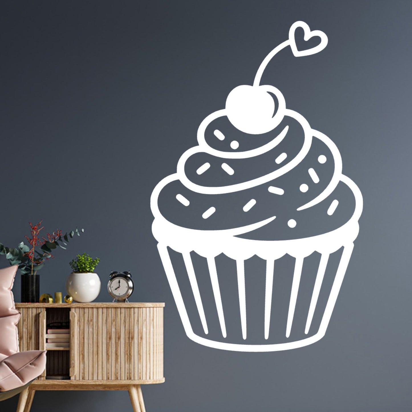 Cupcake Wall Sticker – Baking Kitchen Decal