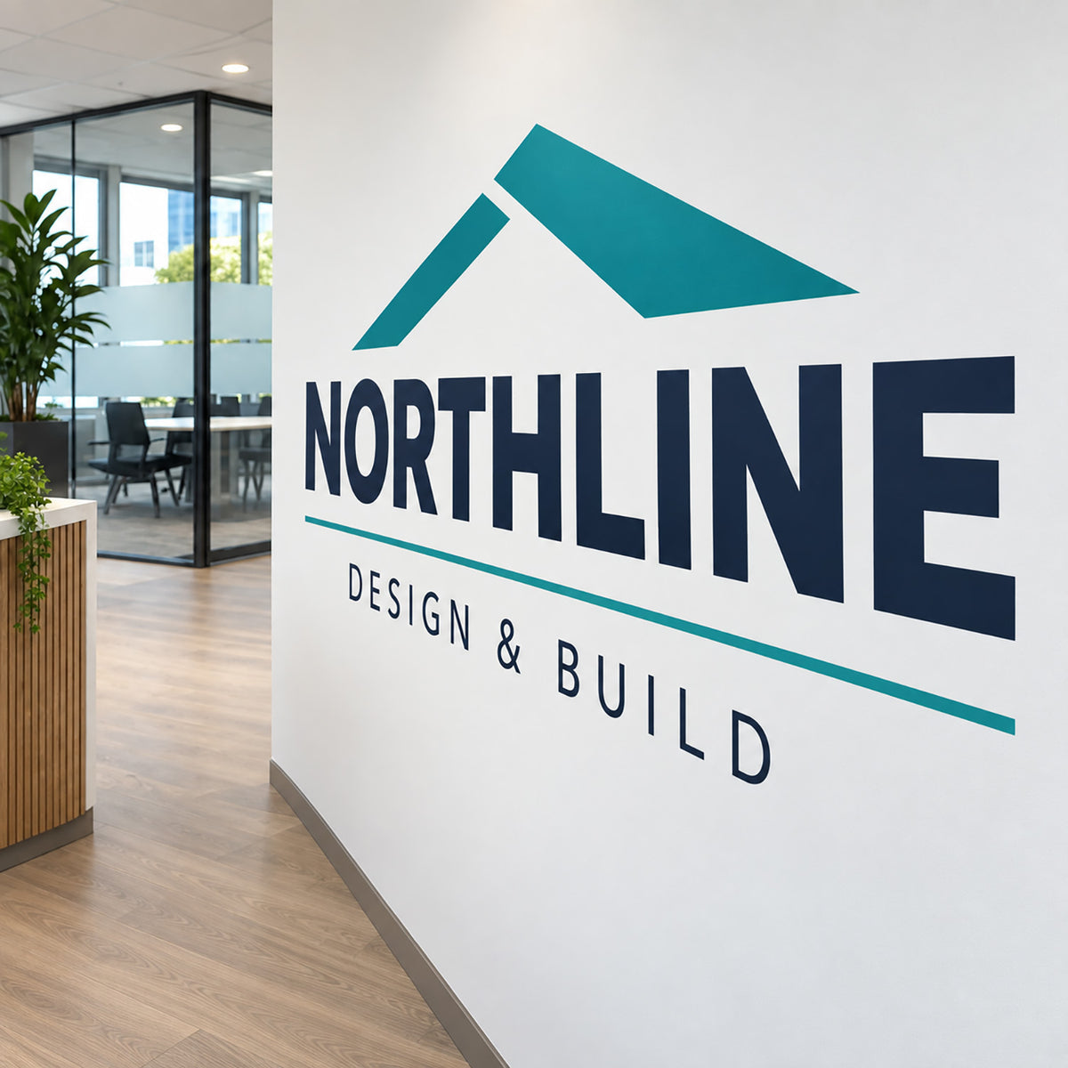 Custom Company Logo Wall Sticker