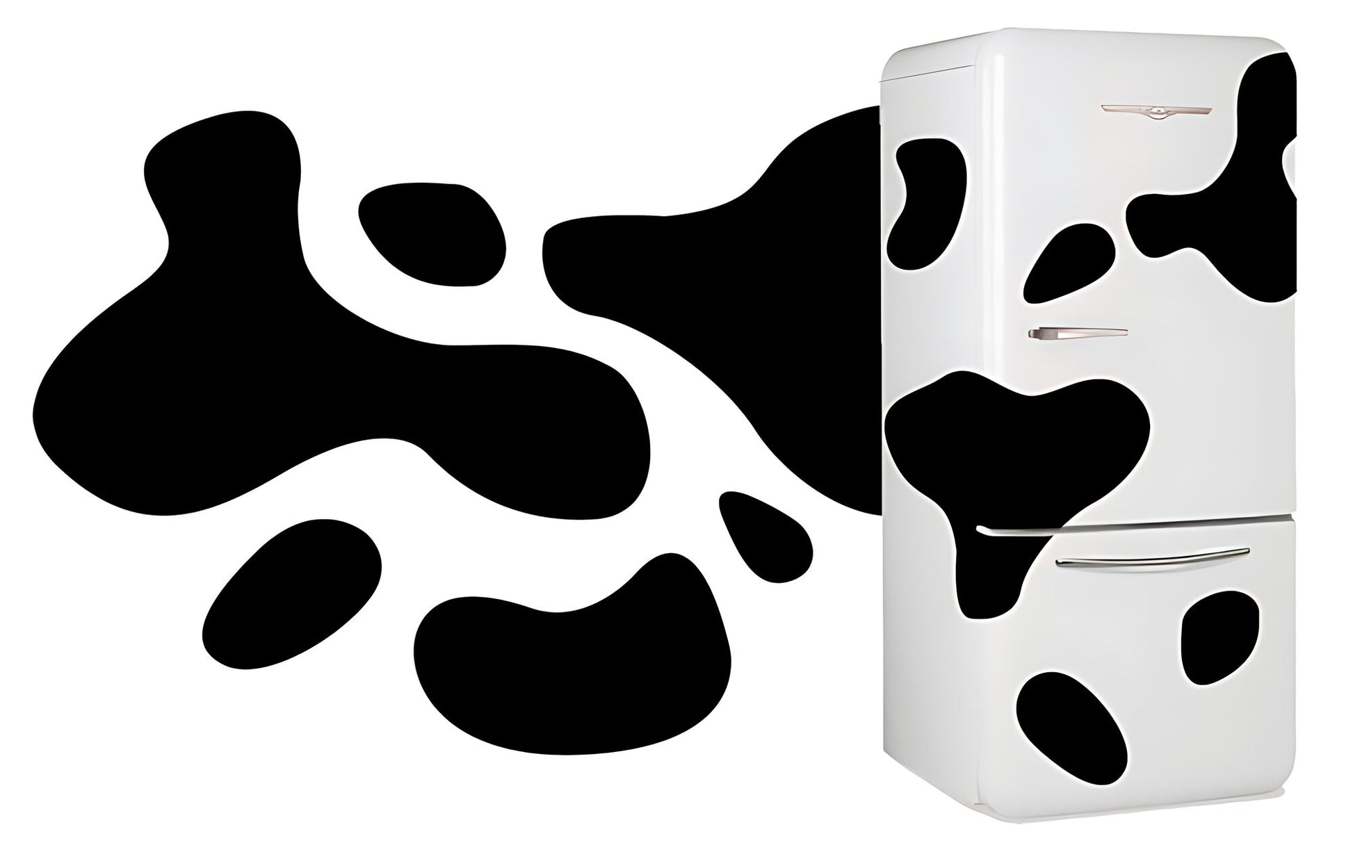 Cow Spots Fridge Stickers & Decals – Cow Print Kitchen Vinyl