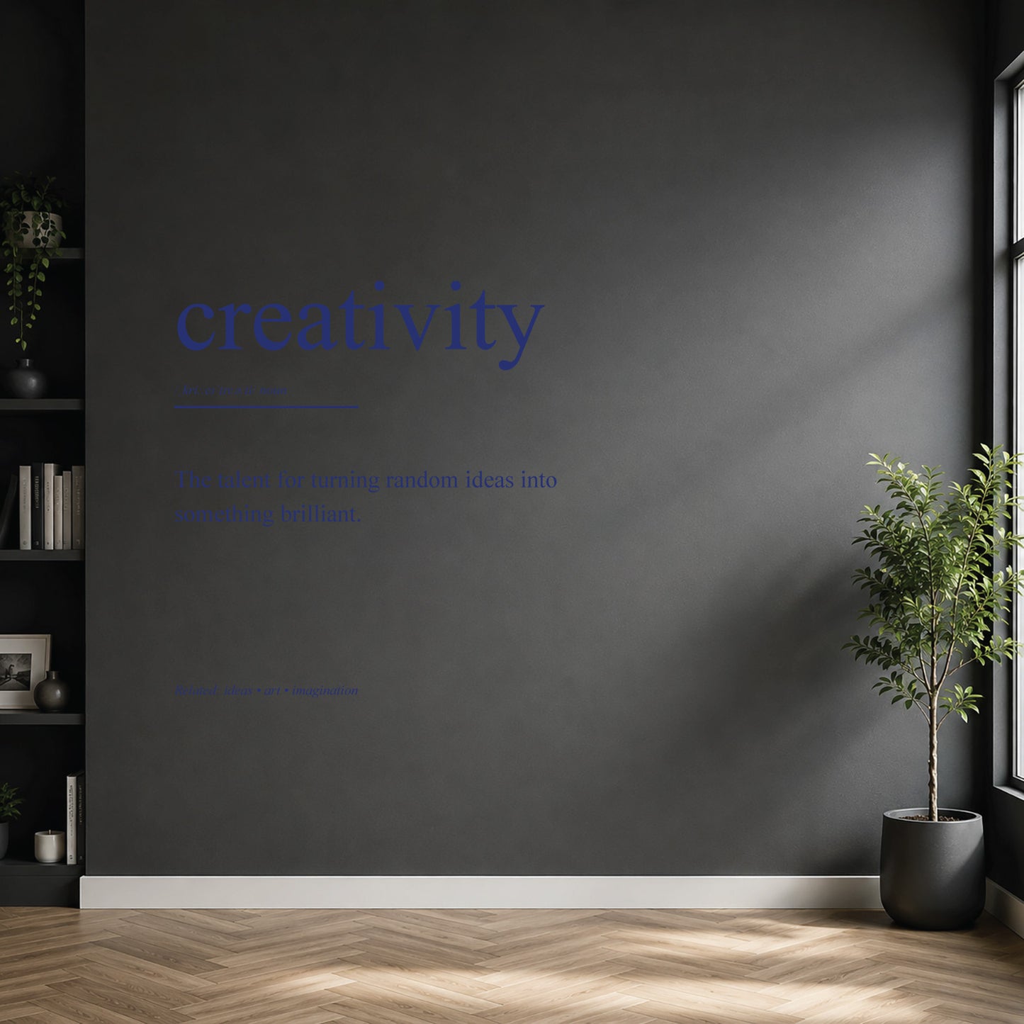 Creativity dictionary definition wall sticker