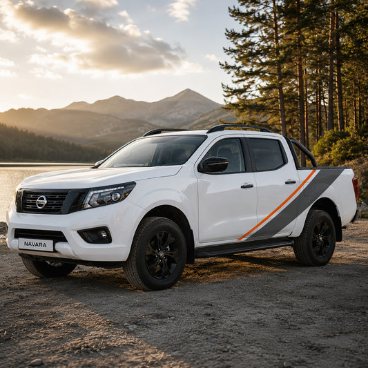 Nissan Navara Diagonal Stripe Side Graphics