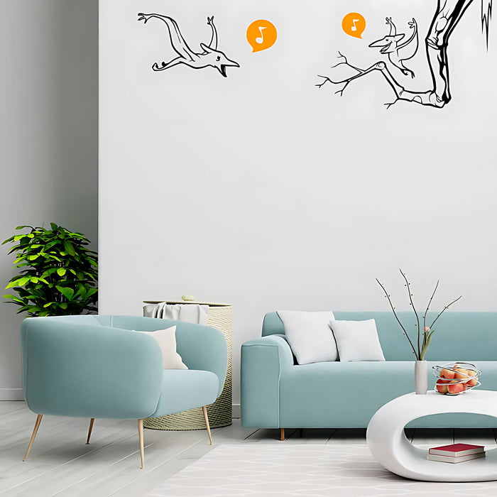 Flying Pterodactyl Dinosaur Nursery Wall Sticker