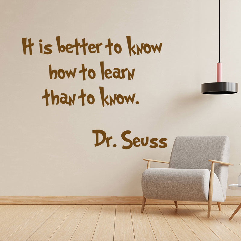 better to know how learn dr seuss sticker