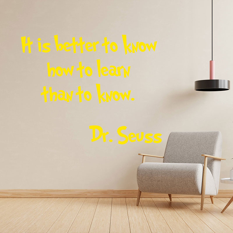 better to know how learn dr seuss sticker