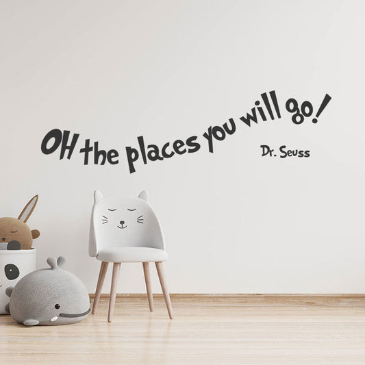 oh the places you will wall sticker