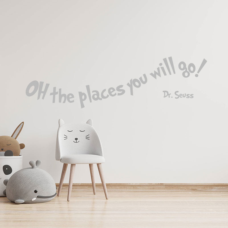 oh the places you will wall sticker